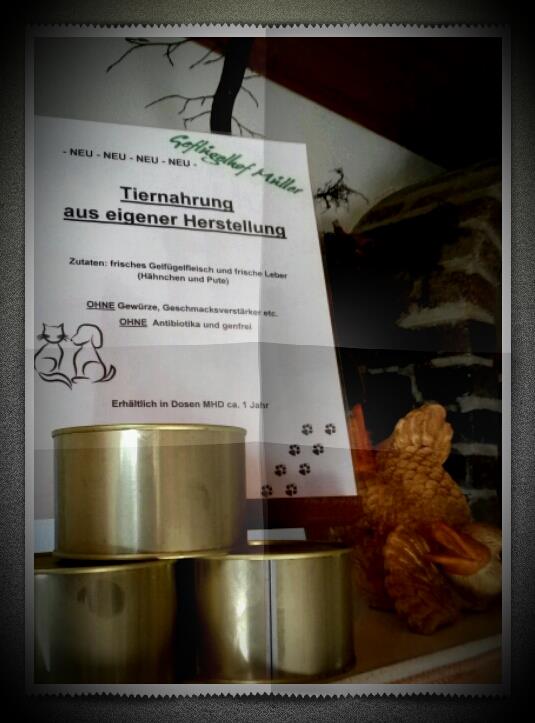 Tiernahrung Geflügelhof Müller